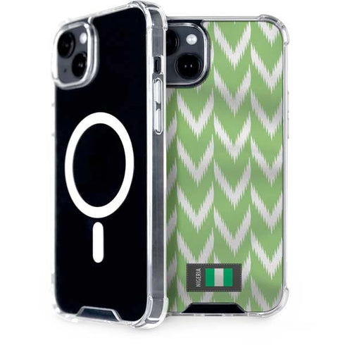 Nigeria Soccer Flag iPhone 15 MagSafe Case